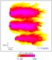 Groundwater chromatography movie